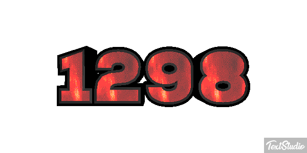 1298 Text effect