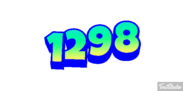 1298 Text effect