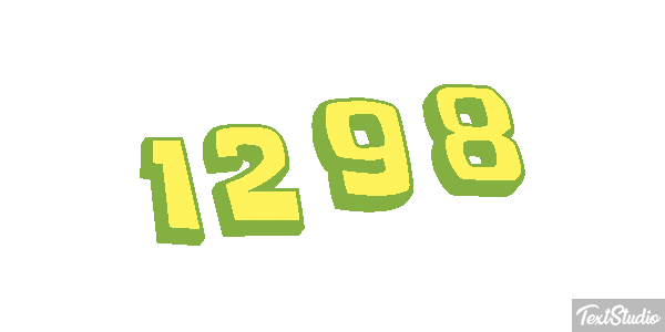 1298 Text effect