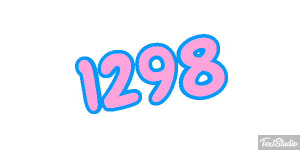 1298 Text effect