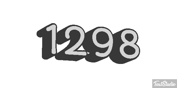 1298 Text effect
