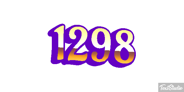 1298 Text effect