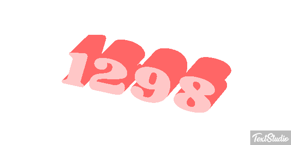 1298 Text effect