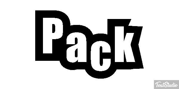 Pack Texteffekt