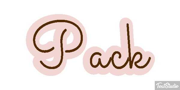 Pack Texteffekt