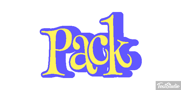 Pack Texteffekt