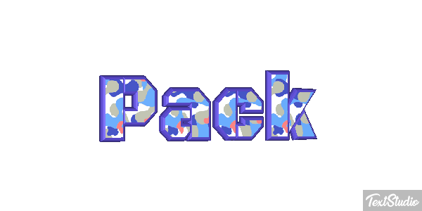Pack Texteffekt