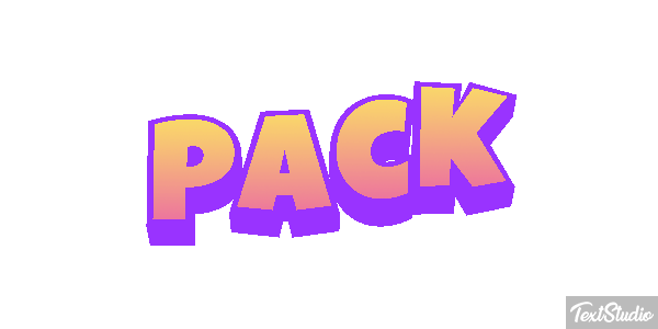 Pack Texteffekt