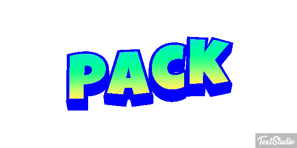 Pack Texteffekt