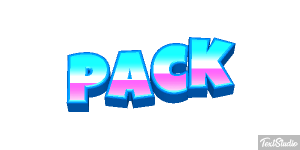 Pack Texteffekt