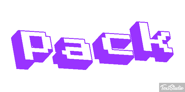 Pack Texteffekt