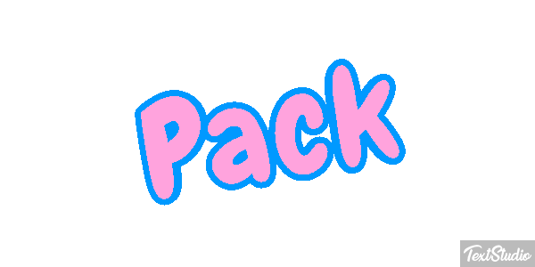 Pack Texteffekt