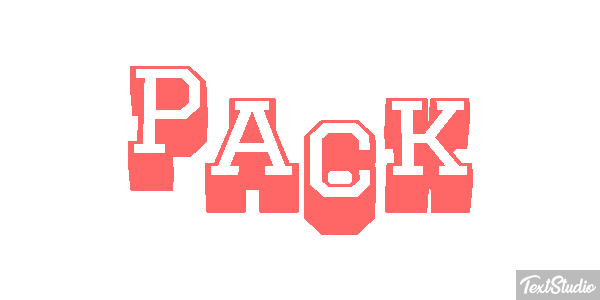 Pack Texteffekt