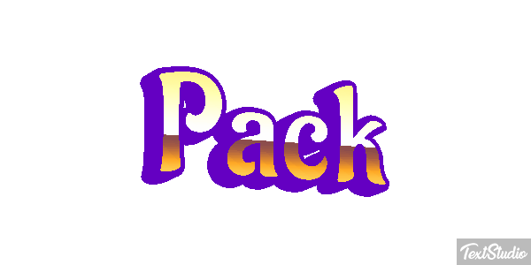 Pack Texteffekt