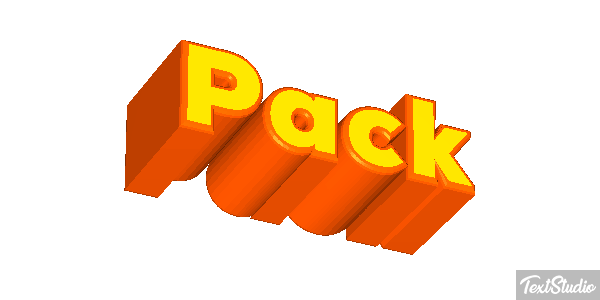 Pack Texteffekt