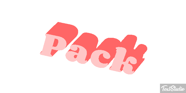 Pack Texteffekt