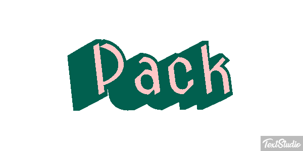 Pack Texteffekt