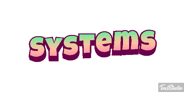 Systems Efekt tekstowy