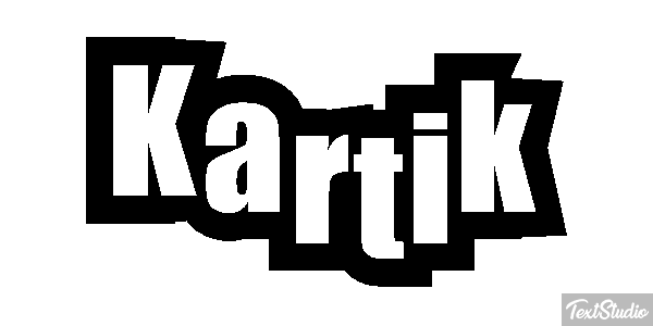 Kartik Text effect