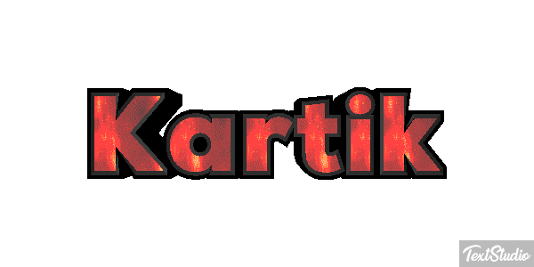 Kartik Text effect