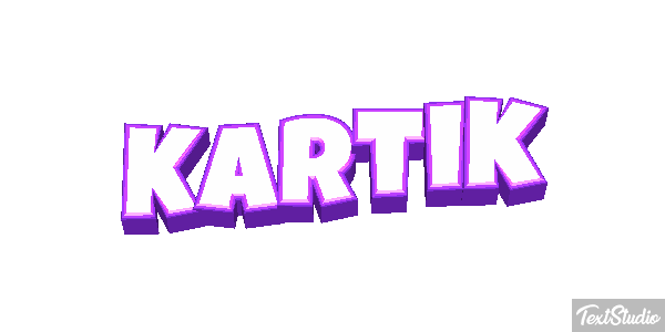 Kartik Text effect