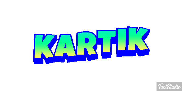 Kartik Text effect