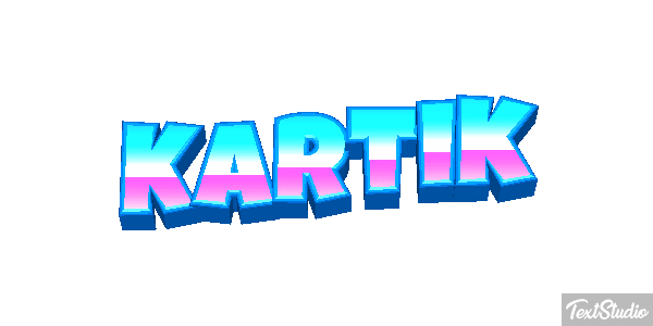 Kartik Text effect