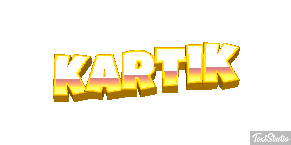 Kartik Text effect