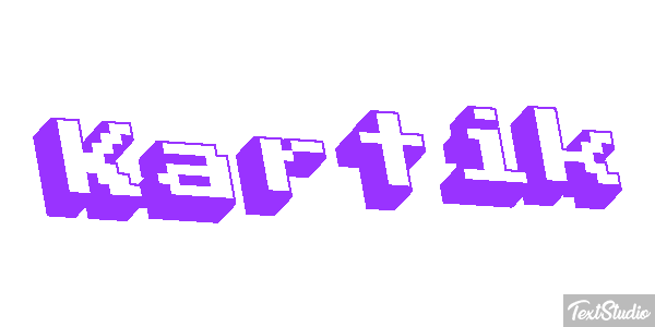 Kartik Text effect