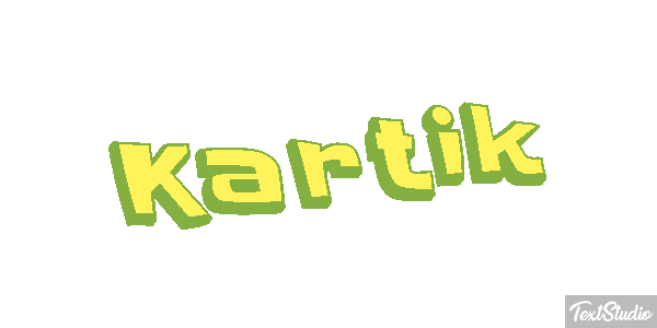 Kartik Text effect