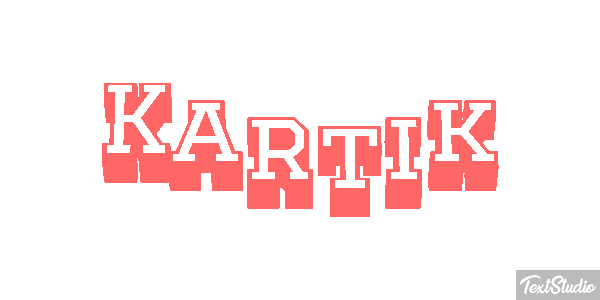 Kartik Text effect