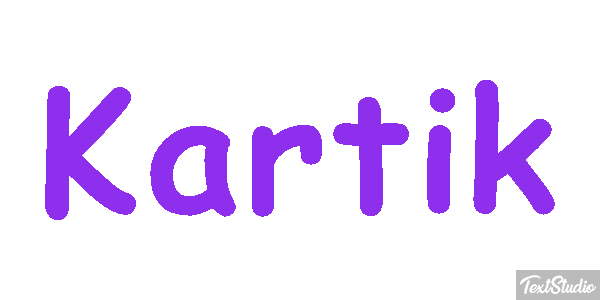 Kartik Text effect