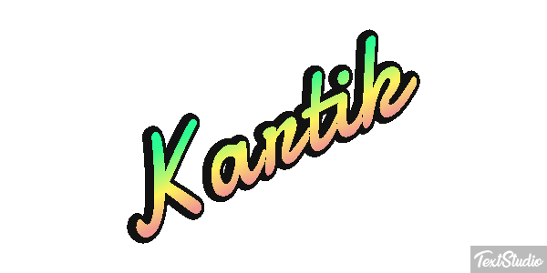 Kartik Text effect
