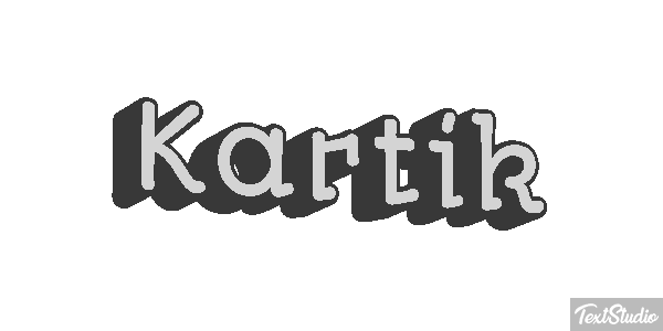 Kartik Text effect