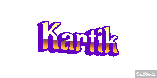 Kartik Text effect