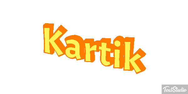 Kartik Text effect