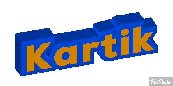 Kartik Text effect