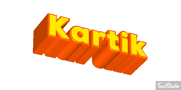 Kartik Text effect
