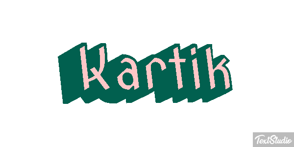 Kartik Text effect