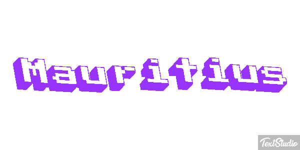Mauritius Text effect