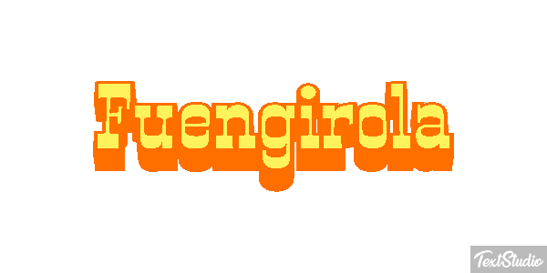 Fuengirola テキスト効果