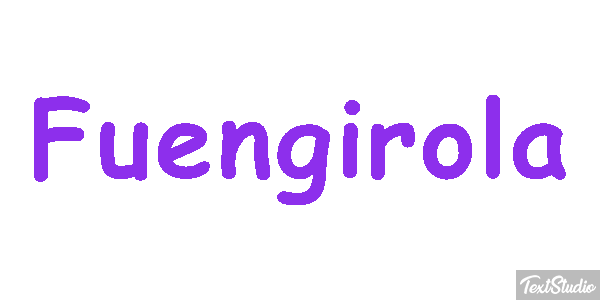 Fuengirola テキスト効果