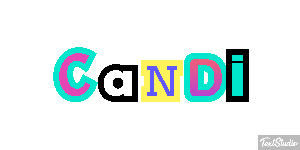 Candi Text effect