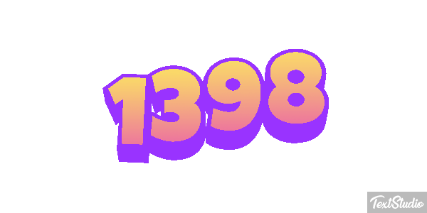 1398 Text effect