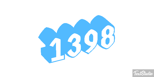 1398 Text effect