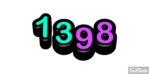 1398 Text effect