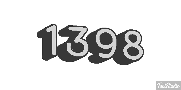 1398 Text effect