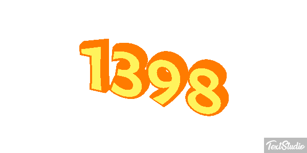 1398 Text effect