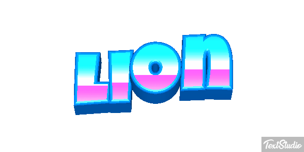 Lion Текстовый эффект