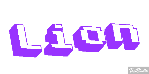 Lion Текстовый эффект